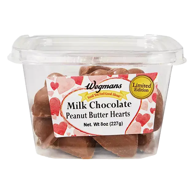 Milk Chocolate Peanut Butter Hearts, Limited Edition