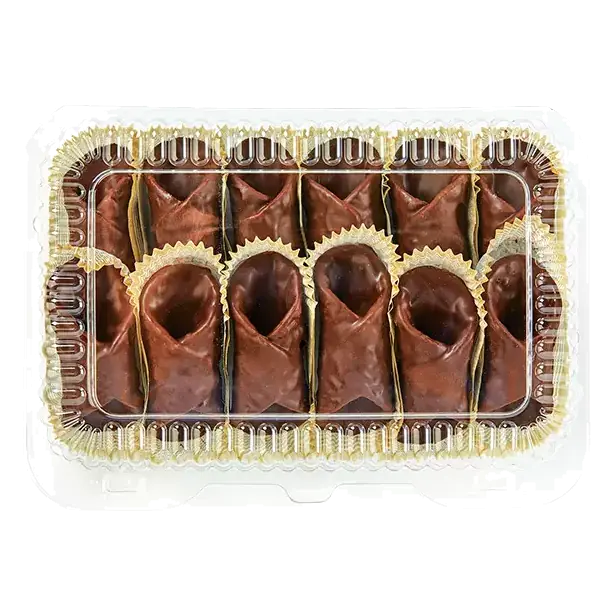 Mini Chocolate Cannoli Shells, 12pk