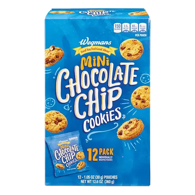 Mini Chocolate Chip Cookies, 12 Count