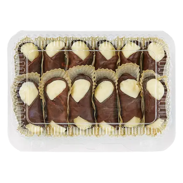 Mini Chocolate Covered Cannolis, 12pk