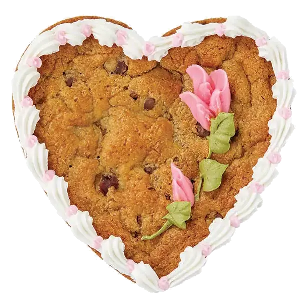Mini Heart Chocolate Chip Cookie