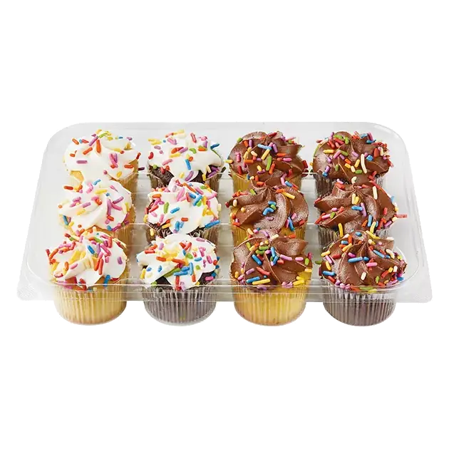 Mini Iced Assorted Cupcakes, 12 Pack