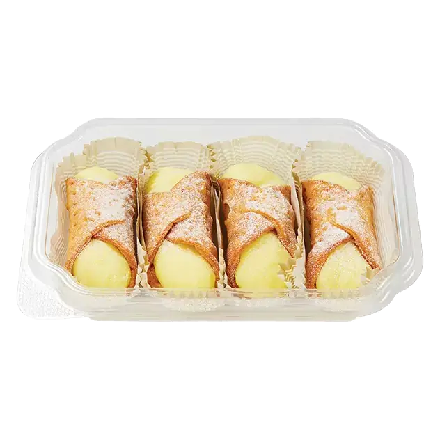 Mini Lemon Cannoli, 4 Pack