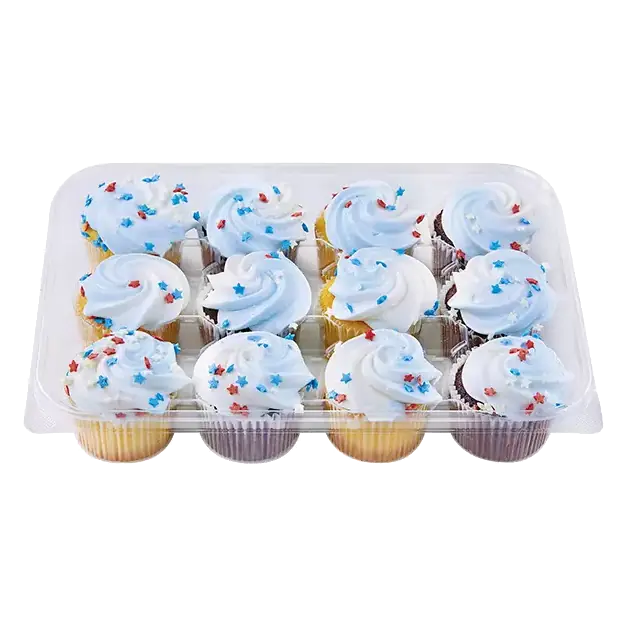 Mini Patriotic Cupcakes, 12 Count