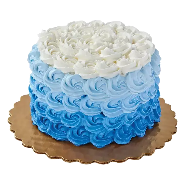 Mini True Color Ombre White Cake