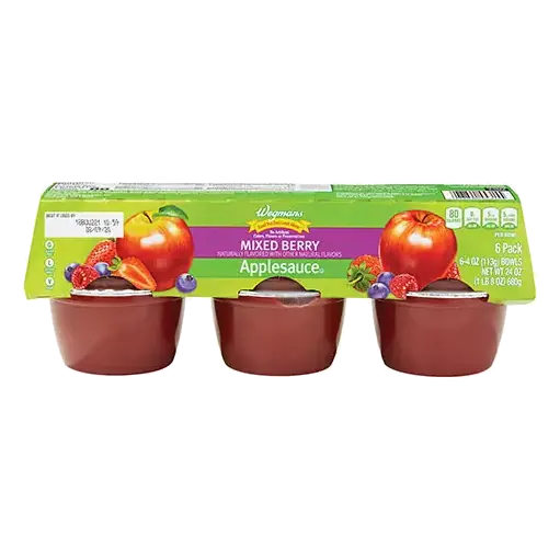 Mixed Berry Applesauce Bowls, 6 PACK