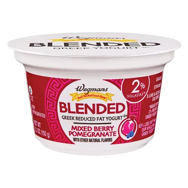 Mixed Berry Pomegranate, 2% Greek Blended Reduced Fat Yogurt