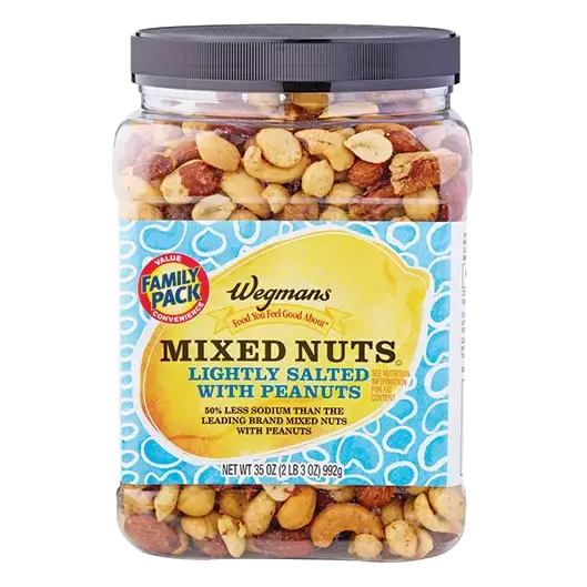 Mixed Nuts Lightly Salted with Peanuts, FAMILY PACK