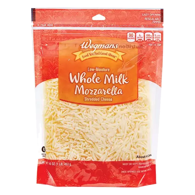 Mozzarella Low-Moisture Whole Milk Shredded Cheese