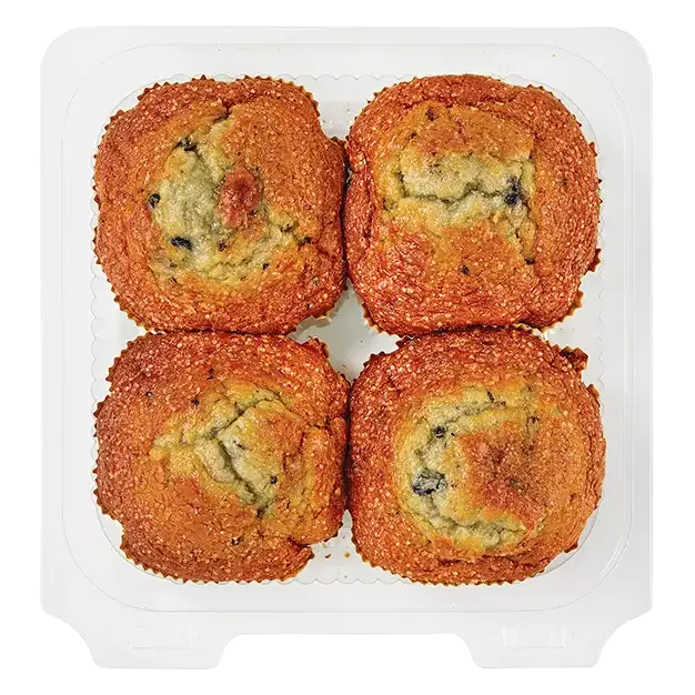 Muffins, Blueberry, 4 Pack