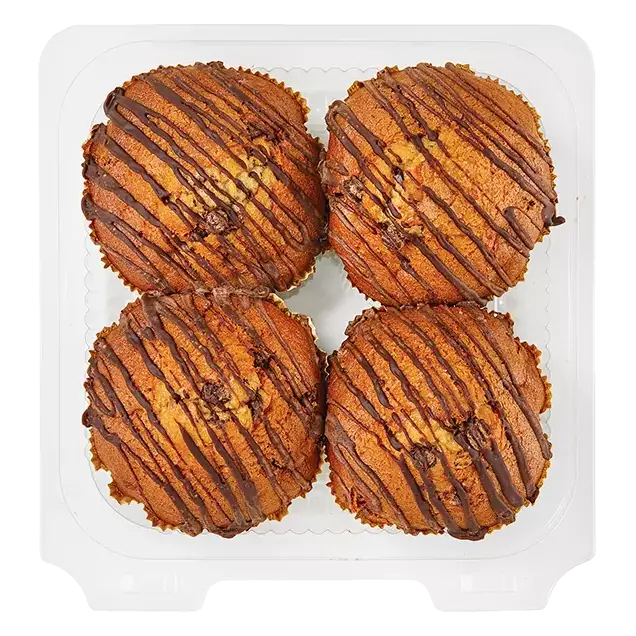 Muffins, Chocolate Chip, 4 Pack