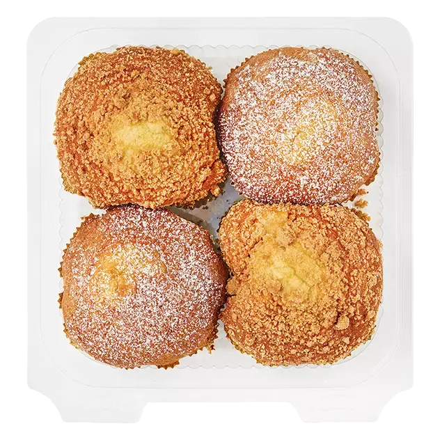 Muffins, French Vanilla, 4 Pack