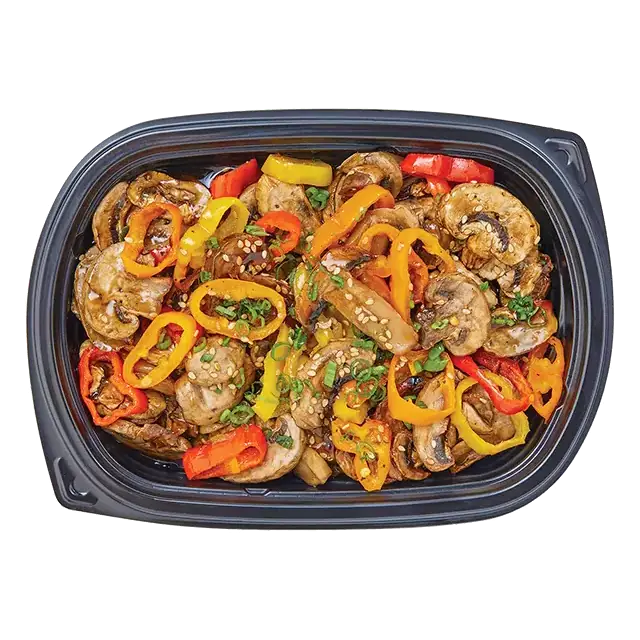 Mushroom & Peppers Teriyaki