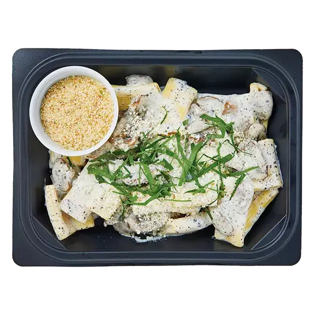 Mushroom Truffle Rigatoni Bowl