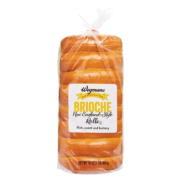 New England-Style Brioche Rolls, 8 Pack