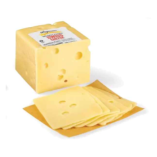 No Salt Added Swiss Cheese