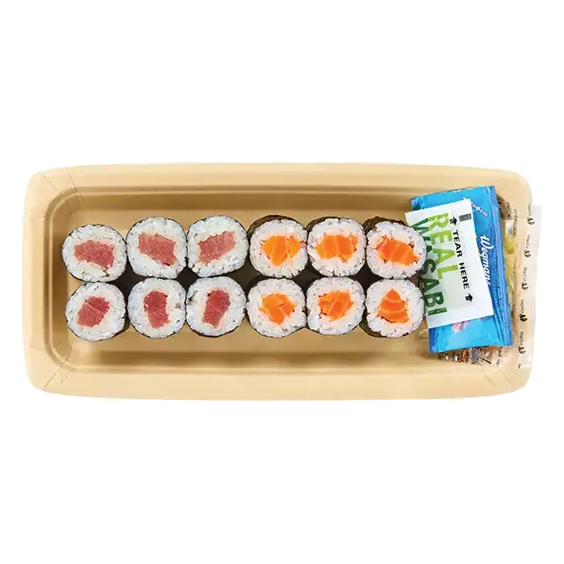 Ocean Fish Roll with White Rice (Raw Sushi)