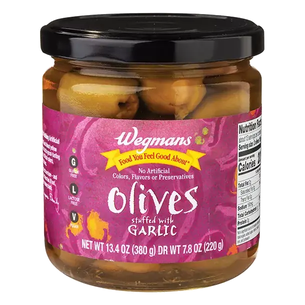 Olives Stuffed with Garlic