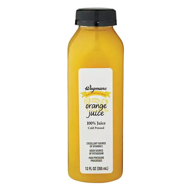 Orange Juice, 100% Juice, Cold Pressed