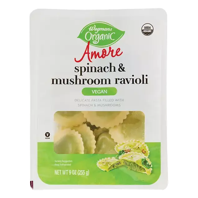 Organic Amore Spinach & Mushroom Ravioli