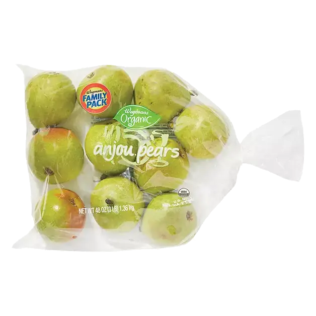 Organic Anjou Pears, Bagged, FAMILY PACK