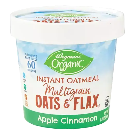 Organic Apple Cinnamon Oats & Flax Instant Oatmeal
