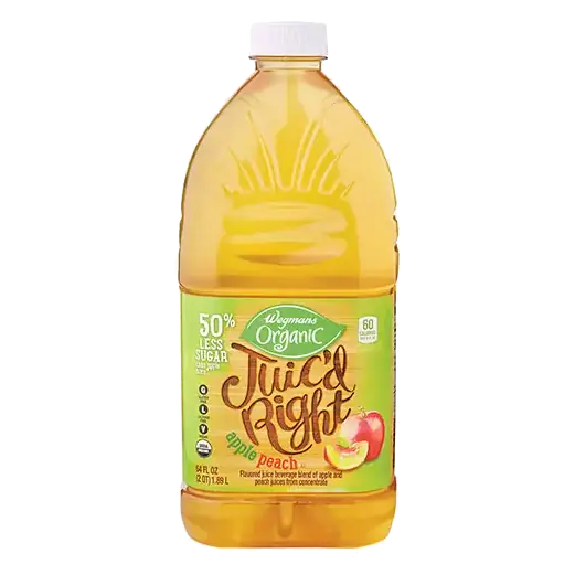 Organic Apple Peach Juic'd Right