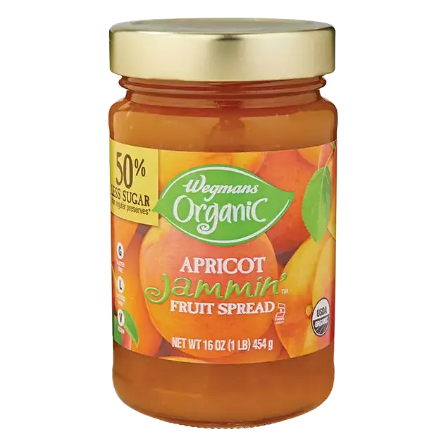 Organic Apricot Jammin' Fruit Spread