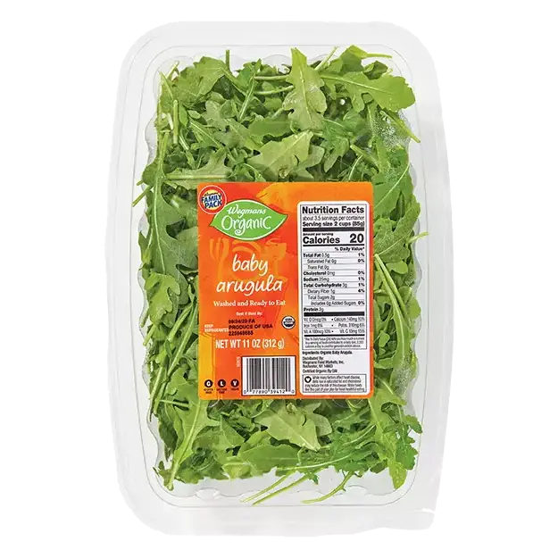 Organic Baby Arugula, FAMILY PACK
