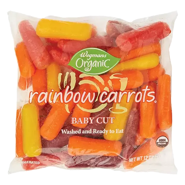Organic Baby Cut Rainbow Carrots