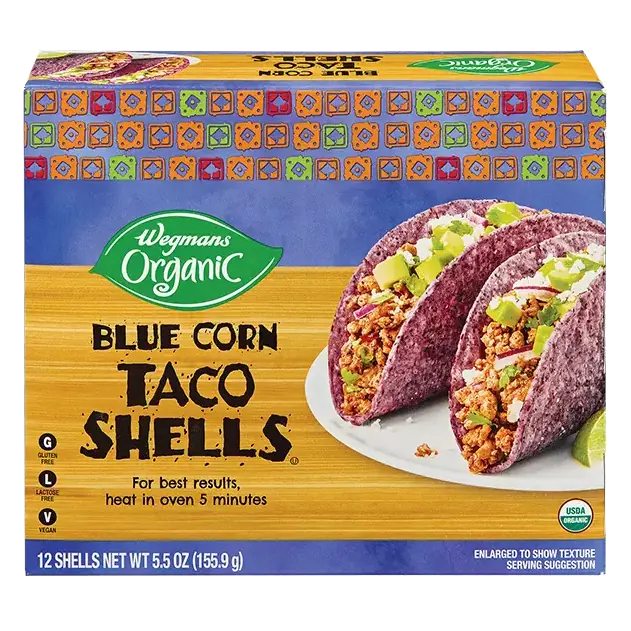 Organic Blue Corn Taco Shells