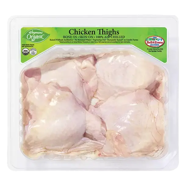 Organic Bone-In Chicken Thighs