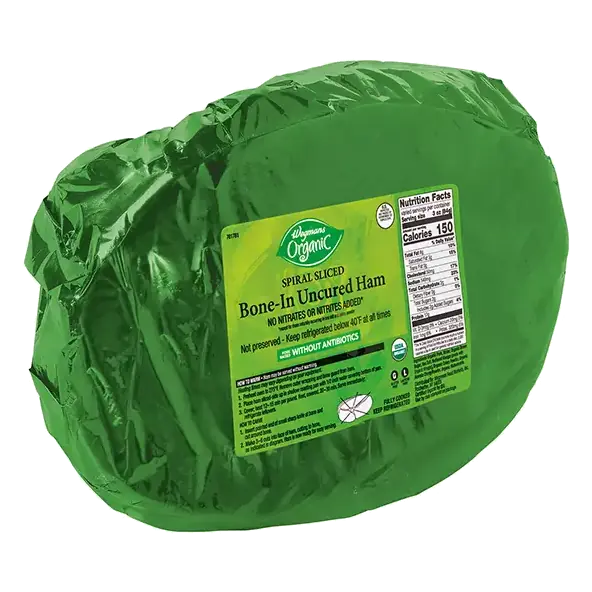 Organic Bone-In Uncured Spiral Sliced Ham