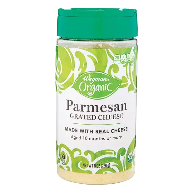 Organic Cheese, Grated, Parmesan
