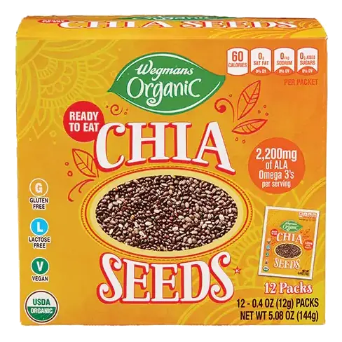 Organic Chia Seeds, 12 Packs