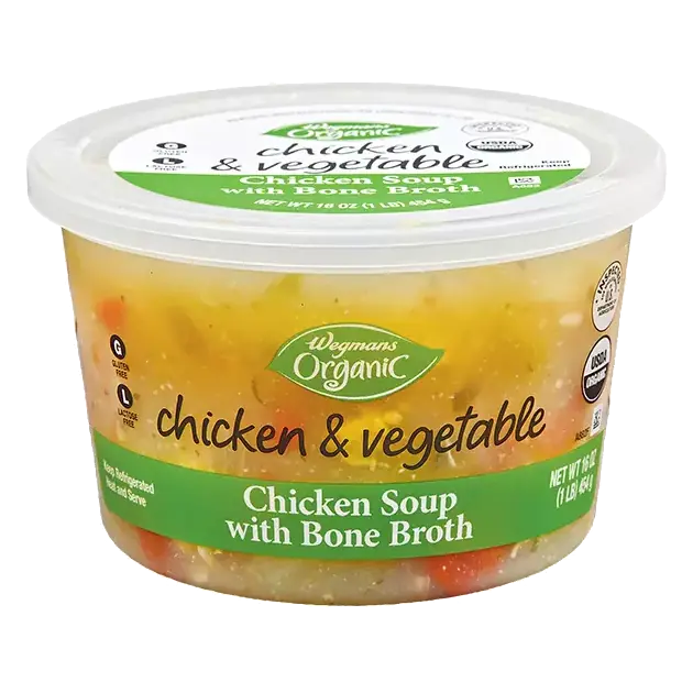 Organic Chicken & Vegetable, Chicken Soup with Bone Broth