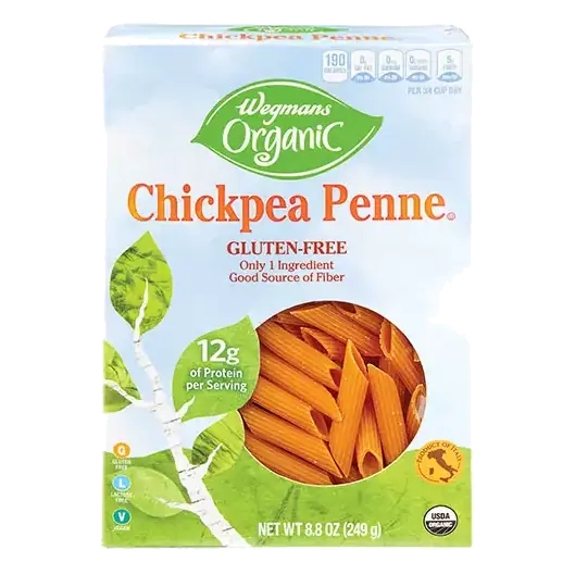 Organic Chickpea Penne Pasta