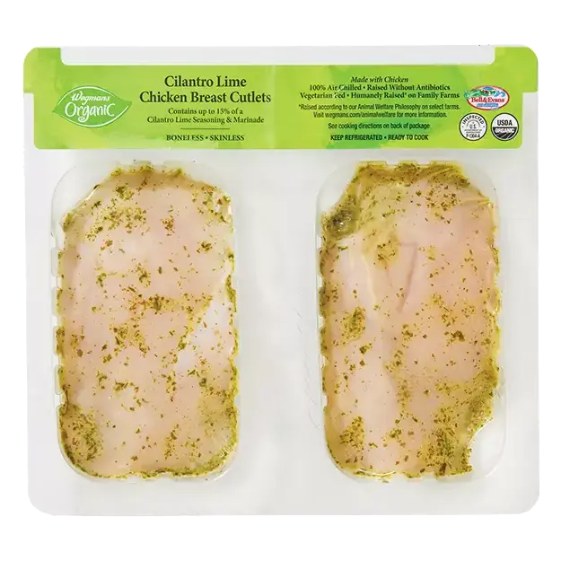 Organic Cilantro Lime Marinated Chicken Breast