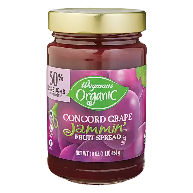 Organic Concord Grape Jammin' Fruit Spread