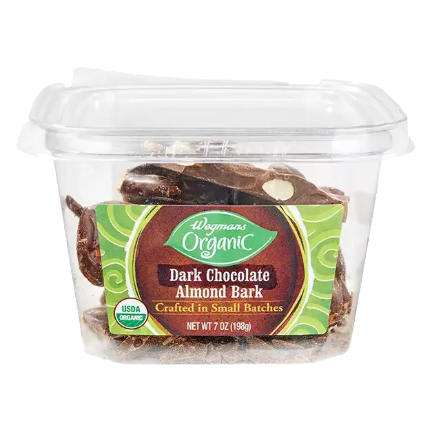Organic Dark Chocolate Almond Bark