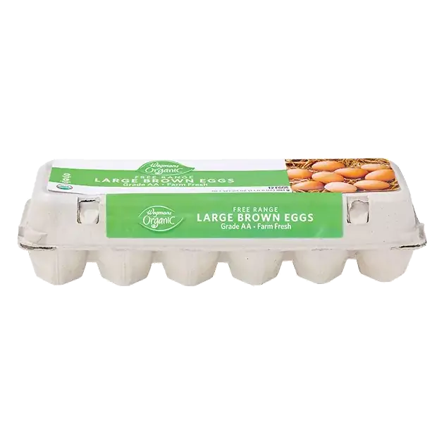 Organic Free Range Large Brown Eggs, 12 count
