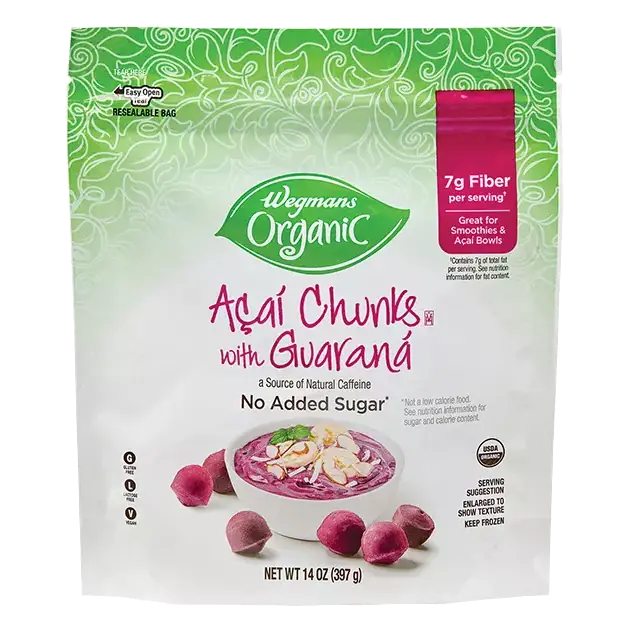 Organic Frozen Acai Chunks with Guarana
