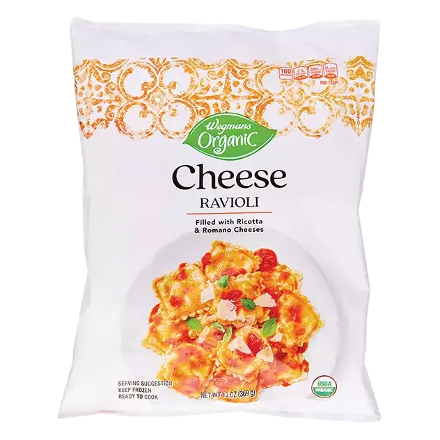 Organic Frozen Cheese Ravioli