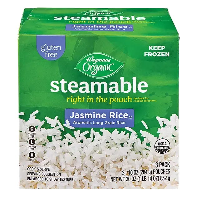 Organic Frozen Jasmine Rice, 3 Pack