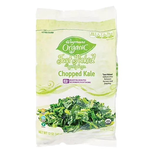Organic Frozen Microwaveable Chopped Kale