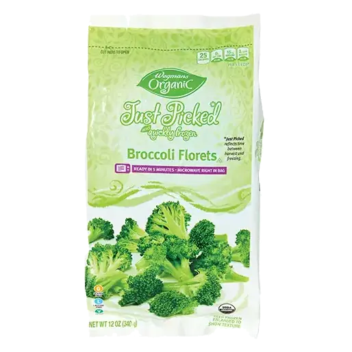 Organic Frozen Steamable Broccoli Florets