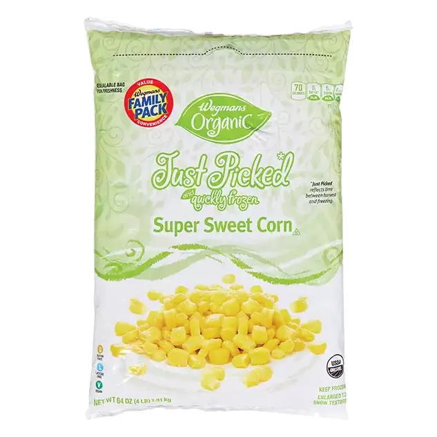 Organic Frozen Super Sweet Corn, FAMILY PACK
