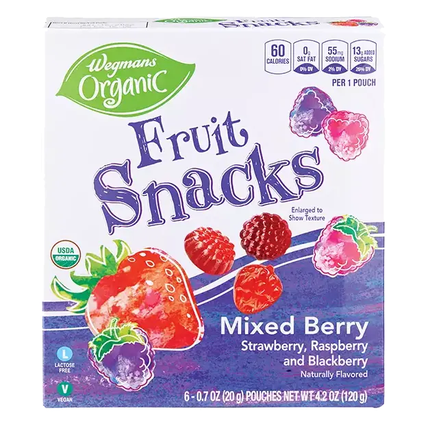 Organic Fruit Snack, Gummy