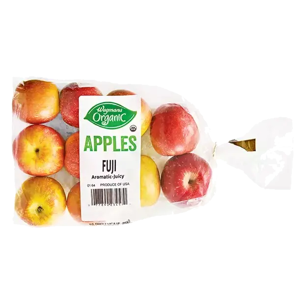 Organic Fuji Apples, Bagged, Family Pack