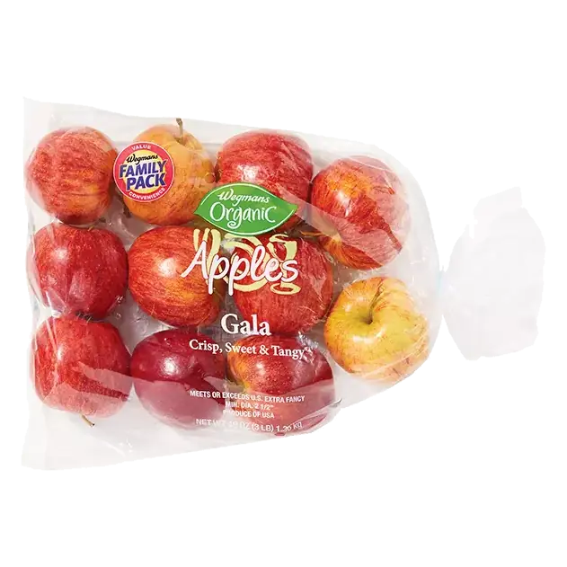 Organic Gala Apples, Bagged, Family Pack
